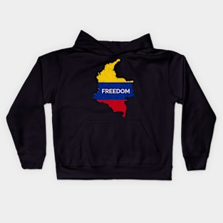 Freedom day colombia Kids Hoodie